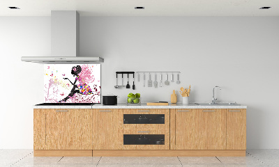 Skleněný panel do kuchyně Věštkyně