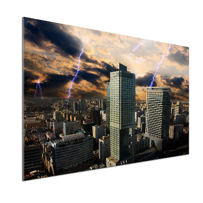 Panel do kuchyně Bouře nad Varšavou