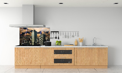 Panel do kuchyně Bouře nad Varšavou
