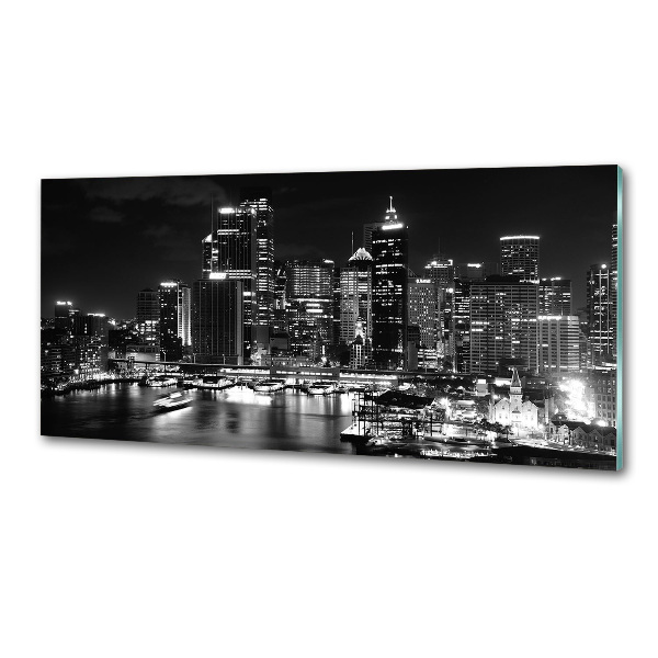 Dekorační panel sklo Sydney noc