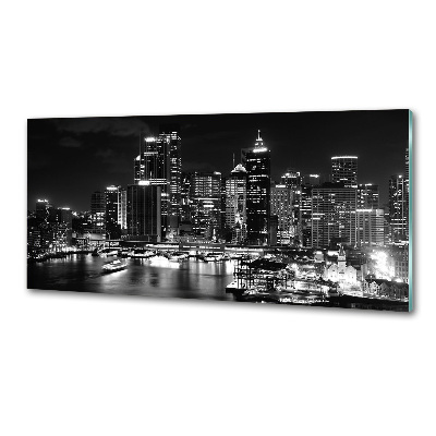 Dekorační panel sklo Sydney noc