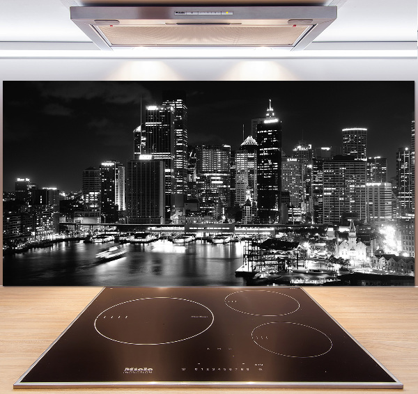 Dekorační panel sklo Sydney noc