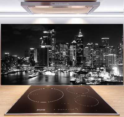 Dekorační panel sklo Sydney noc