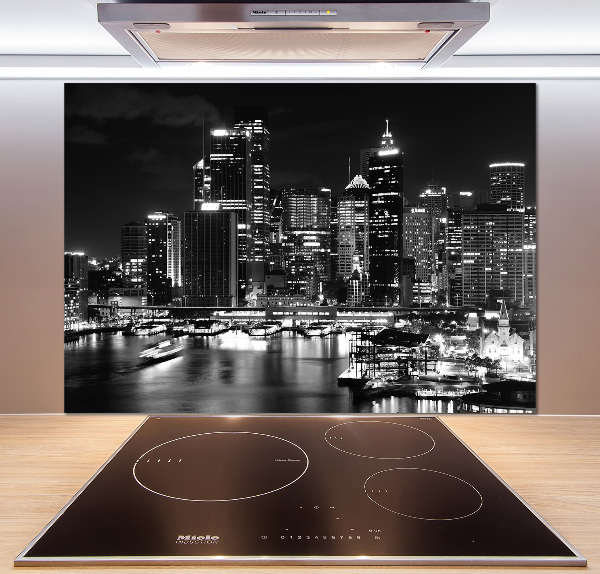 Dekorační panel sklo Sydney noc