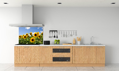 Dekorační panel sklo Slunečníky