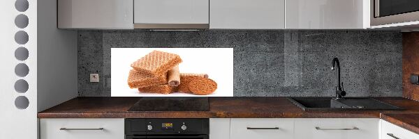 Skleněný panel do kuchynské linky Sladkosti