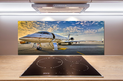 Skleněný panel do kuchyně Letadlo