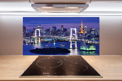 Dekorační panel sklo Most v Tokio