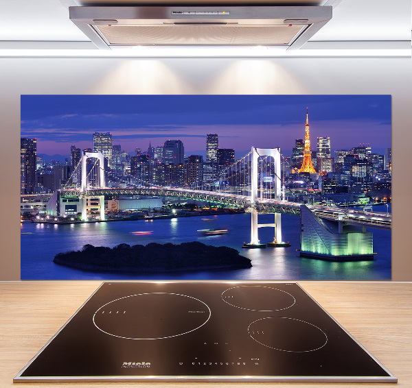 Dekorační panel sklo Most v Tokio