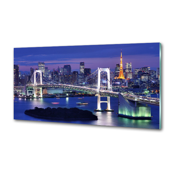Dekorační panel sklo Most v Tokio