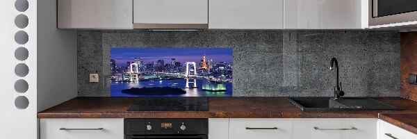 Dekorační panel sklo Most v Tokio