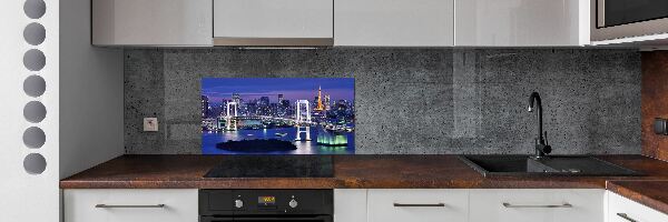 Dekorační panel sklo Most v Tokio