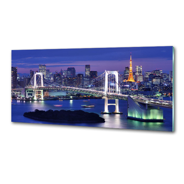 Dekorační panel sklo Most v Tokio