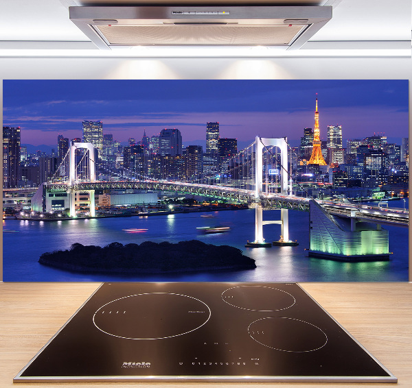 Dekorační panel sklo Most v Tokio