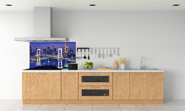 Dekorační panel sklo Most v Tokio
