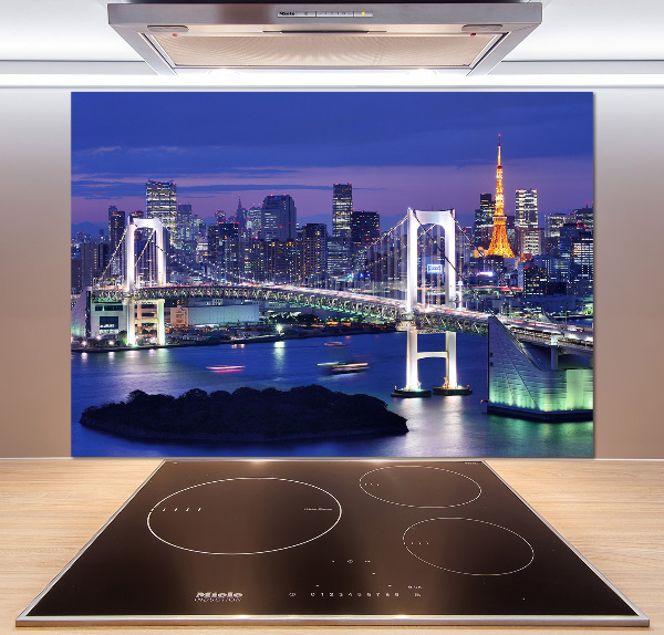 Dekorační panel sklo Most v Tokio