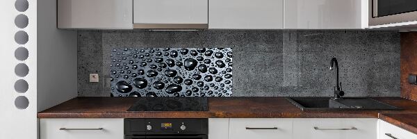 Dekorační panel sklo Kapky vody