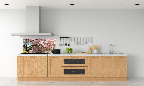 Dekorační panel sklo Višně