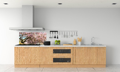 Dekorační panel sklo Višně