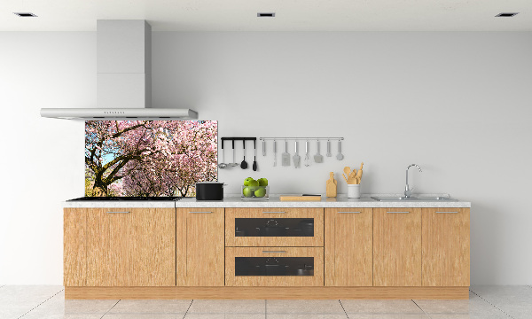 Dekorační panel sklo Višně