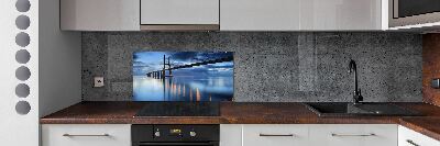 Panel do kuchyně Osvětlený most