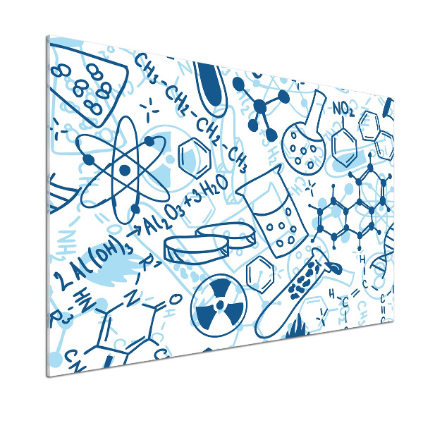 Dekorační panel sklo Chemie pozadí