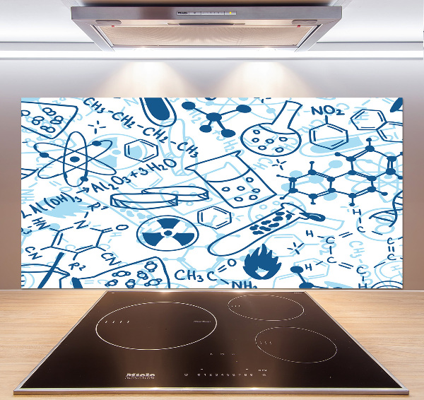 Dekorační panel sklo Chemie pozadí