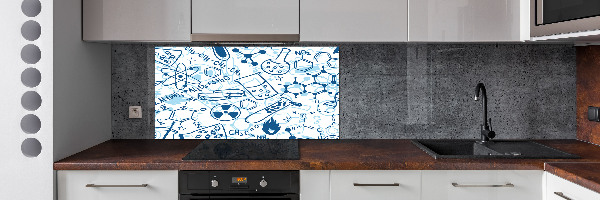 Dekorační panel sklo Chemie pozadí