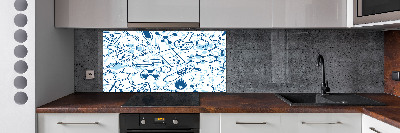 Dekorační panel sklo Chemie pozadí