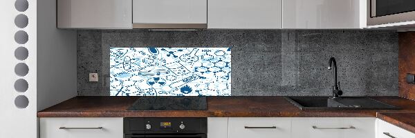 Dekorační panel sklo Chemie pozadí