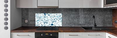 Dekorační panel sklo Chemie pozadí