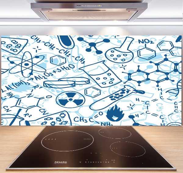 Dekorační panel sklo Chemie pozadí