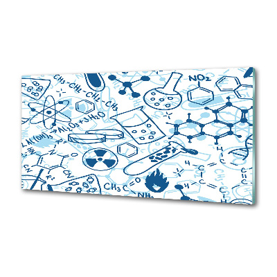 Dekorační panel sklo Chemie pozadí