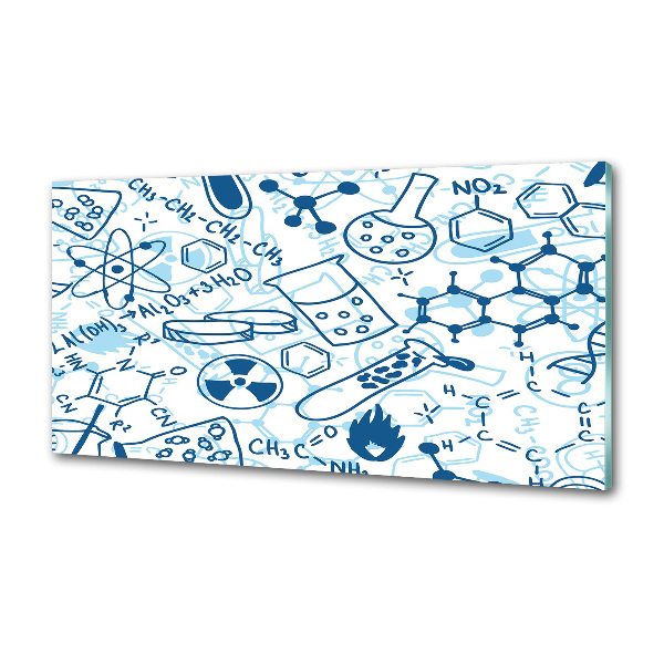 Dekorační panel sklo Chemie pozadí
