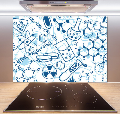 Dekorační panel sklo Chemie pozadí