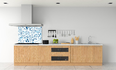 Dekorační panel sklo Chemie pozadí