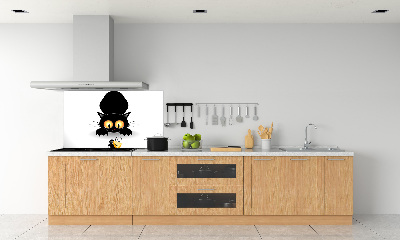 Dekorační panel sklo Kočka a myš
