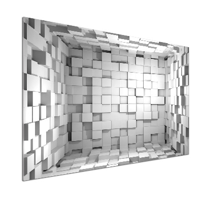 Skleněný panel do kuchynské linky Kvádry