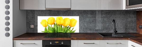 Panel do kuchyně Žluté tulipány