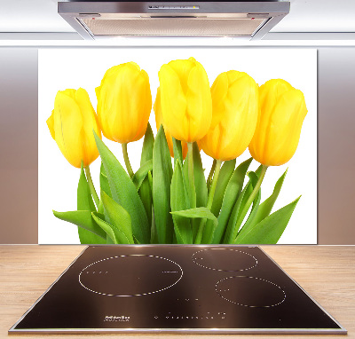 Panel do kuchyně Žluté tulipány