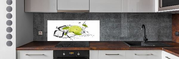 Panel do kuchyně Limetka s ledem