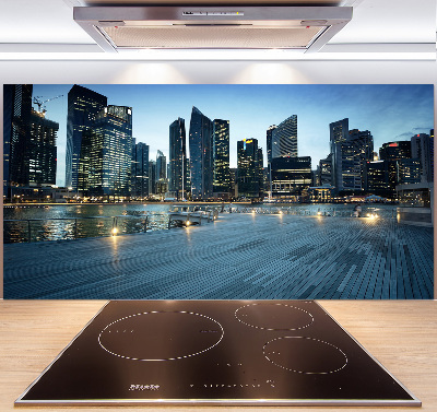 Panel do kuchyně Singapur noc