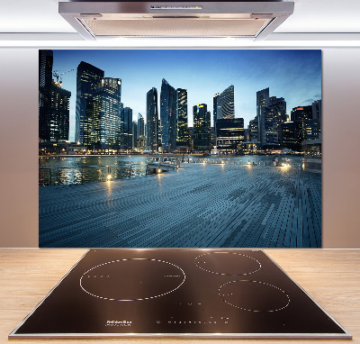 Panel do kuchyně Singapur noc