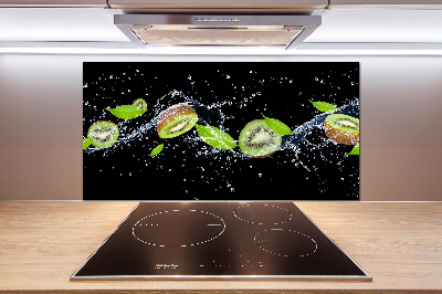 Dekorační panel sklo Kiwi a voda