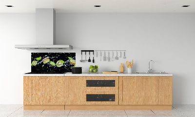 Dekorační panel sklo Kiwi a voda