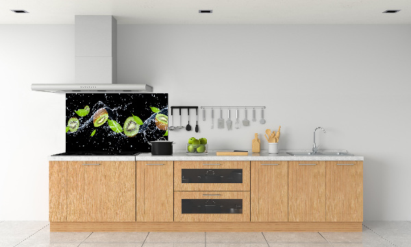 Dekorační panel sklo Kiwi a voda