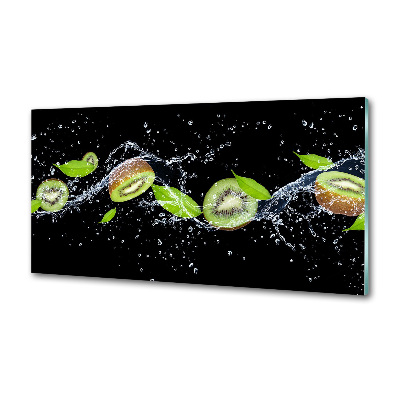 Dekorační panel sklo Kiwi a voda