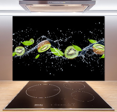 Dekorační panel sklo Kiwi a voda