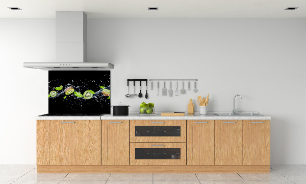 Dekorační panel sklo Kiwi a voda