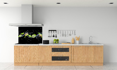 Dekorační panel sklo Kiwi a voda